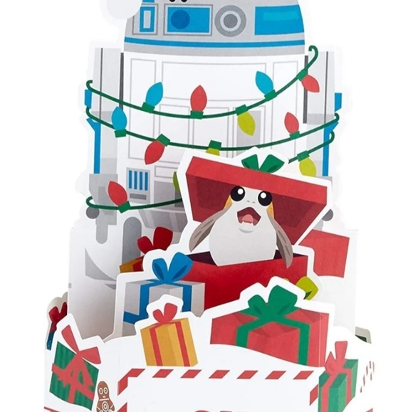 Hallmark Paper Wonder Star Wars Pop-up Card that Plays a Song by R2-D2. New. - Picture 6 of 8